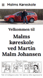 Mobile Screenshot of malm-koreskole.dk